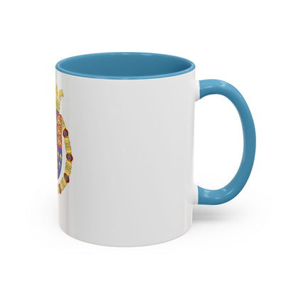 Coat of Arms of Philip II of Spain, English King Consort-Spanish Variant (1556-1558) - Accent Coffee Mug