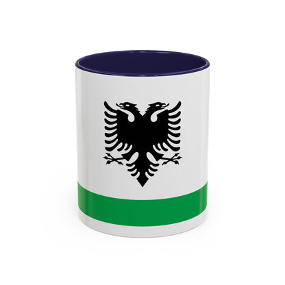 Albanian Coast Guard Ensign - Accent Coffee Mug