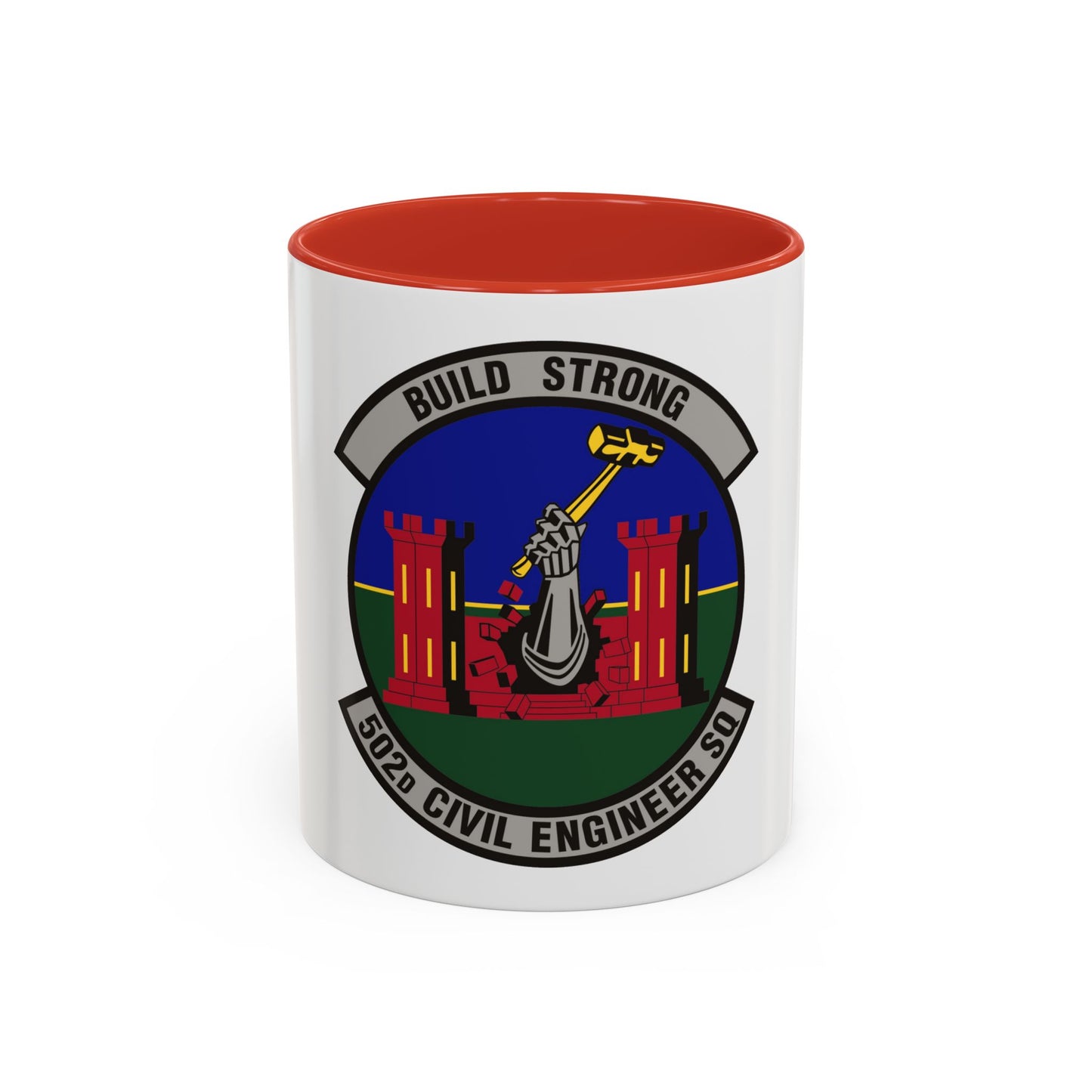 502d Civil Engineer Squadron (U.S. Air Force) Accent Coffee Mug