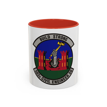 502d Civil Engineer Squadron (U.S. Air Force) Accent Coffee Mug