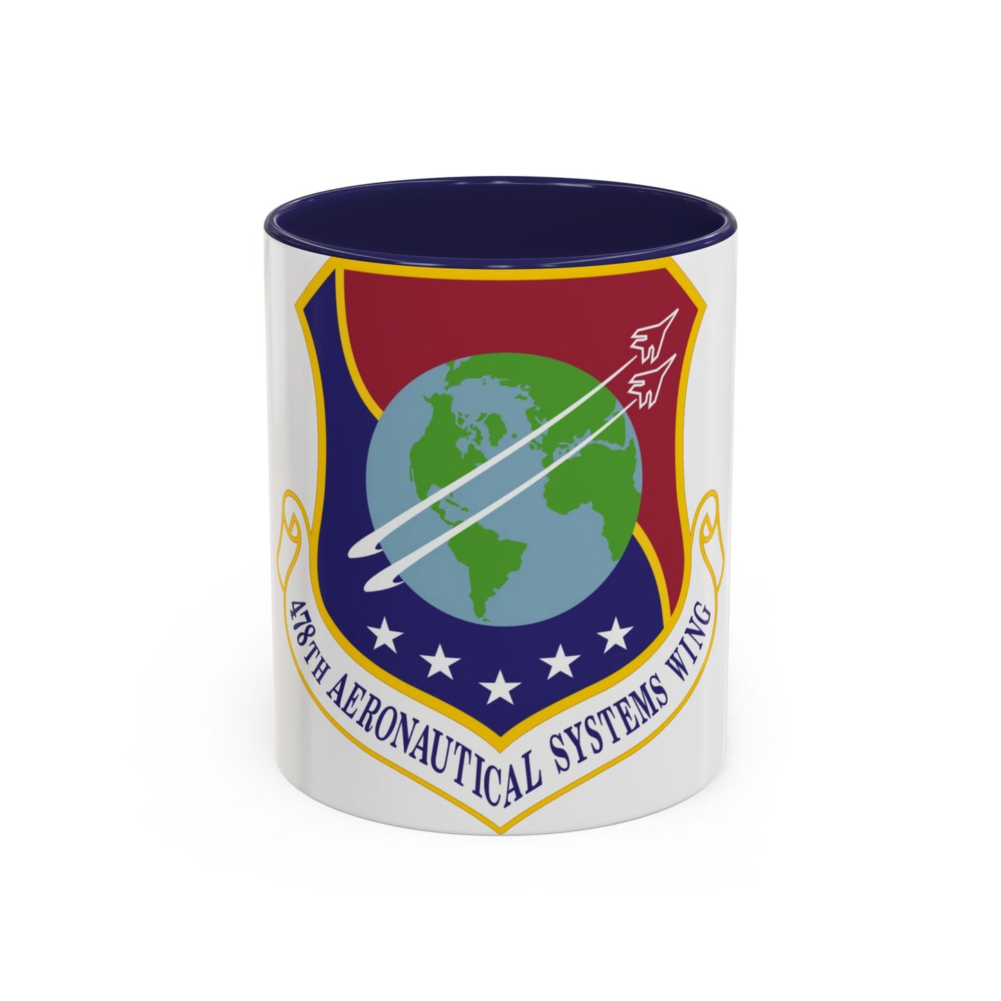 478th Aeronautical Systems Wing (U.S. Air Force) Accent Coffee Mug