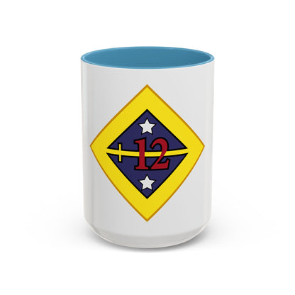 12th US division Insignia (U.S. Army) Accent Coffee Mug