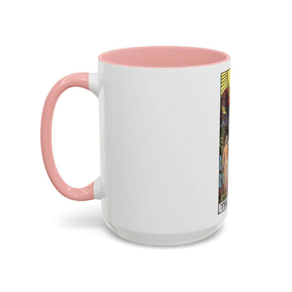 The Lovers (Tarot Card) Accent Coffee Mug-Go Mug Yourself