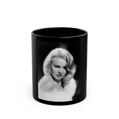 Carroll Baker #60 (Vintage Female Icon) Black Coffee Mug-11oz-Go Mug Yourself