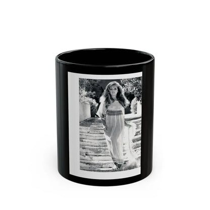 Julie Ege #198 (Vintage Female Icon) Black Coffee Mug-11oz-Go Mug Yourself