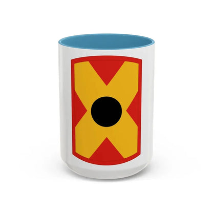 479th Field Artillery Brigade (U.S. Army) Accent Coffee Mug 15oz Light Blue - Go Mug Yourself