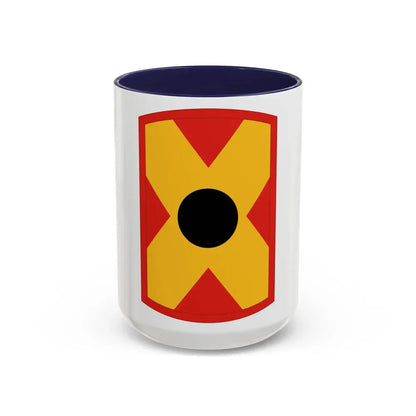 479th Field Artillery Brigade (U.S. Army) Accent Coffee Mug 15oz Navy - Go Mug Yourself