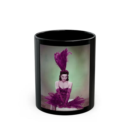 Kathryn Grant #78 (Vintage Female Icon) Black Coffee Mug-11oz-Go Mug Yourself