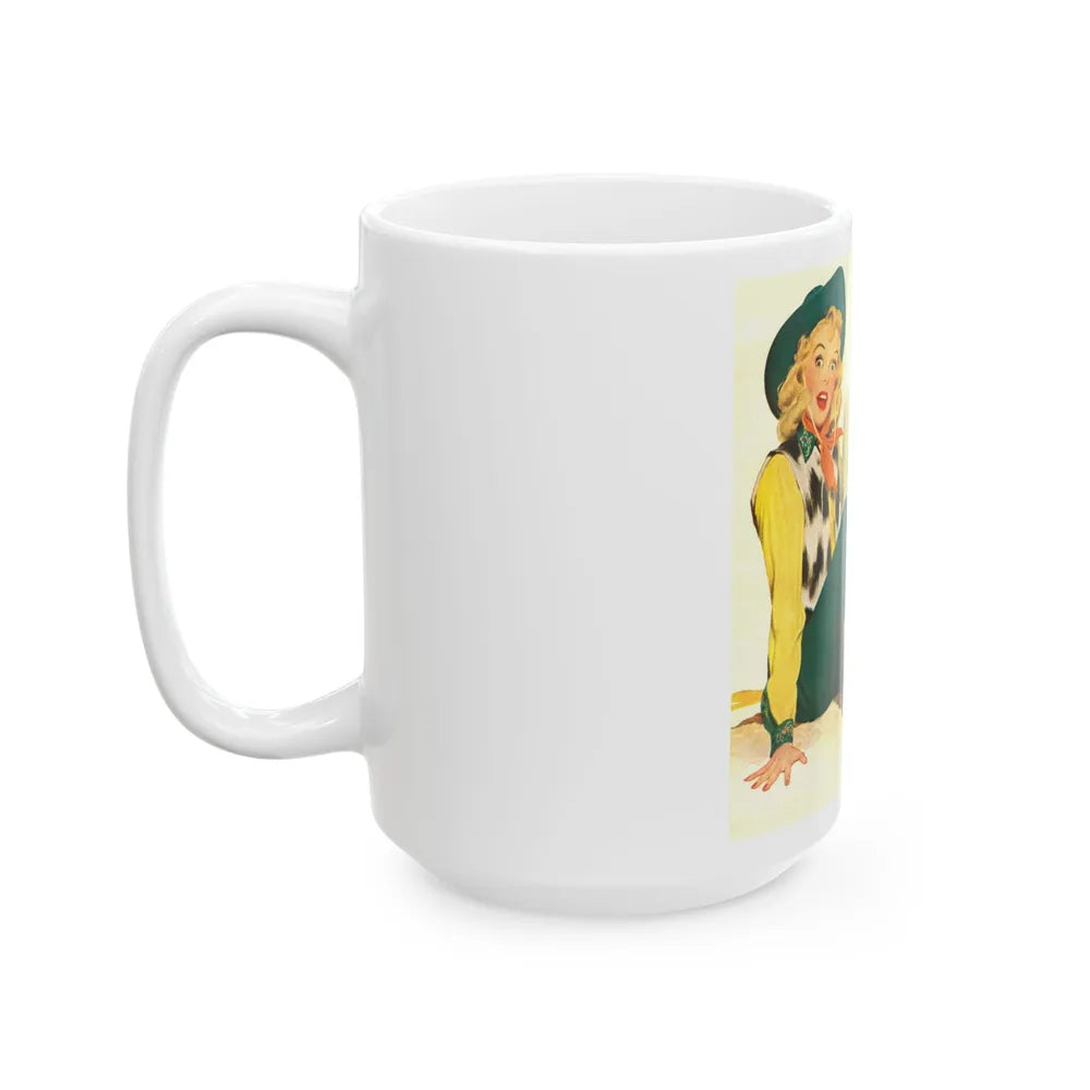 Cowgirl, 1948 - White Coffee Mug-Go Mug Yourself