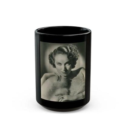 Fay Wray #164 (Vintage Female Icon) Black Coffee Mug-15oz-Go Mug Yourself