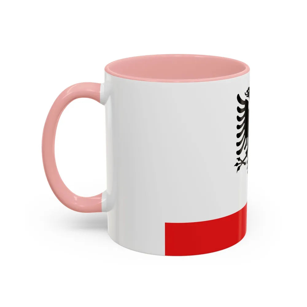 Naval Ensign of Albania - Accent Coffee Mug-Go Mug Yourself