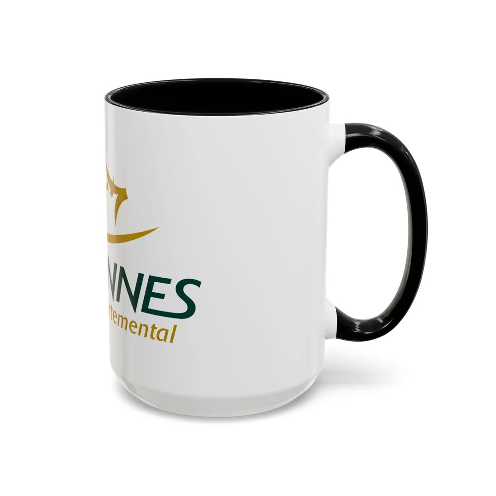 Flag of Ardennes France - Accent Coffee Mug-Go Mug Yourself