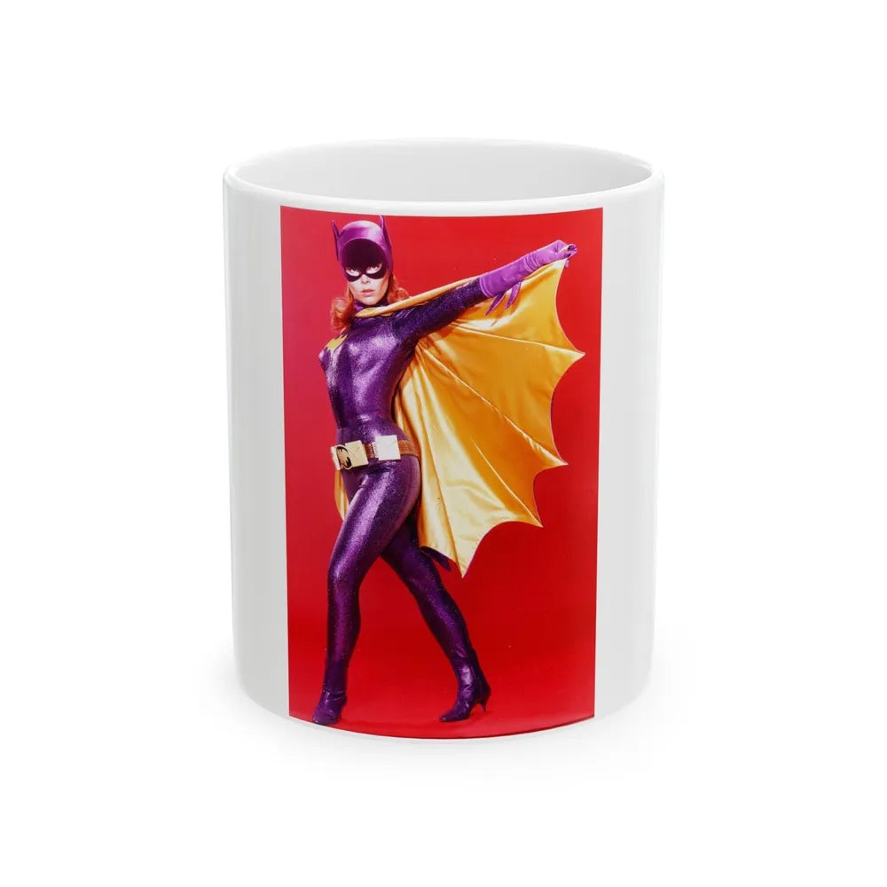 Yvonne Craig #44 - Batgirl Photo (Vintage Female Icon) White Coffee Mug-11oz-Go Mug Yourself