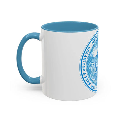 Seal of Springfield Massachusetts - Accent Coffee Mug-Go Mug Yourself