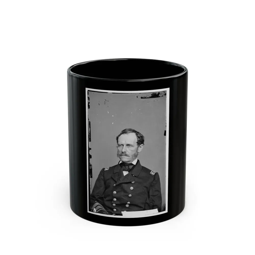 Portrait Of Rear Adm. John A. Dahlgren, Officer Of The Federal Navy (U.S. Civil War) Black Coffee Mug-11oz-Go Mug Yourself