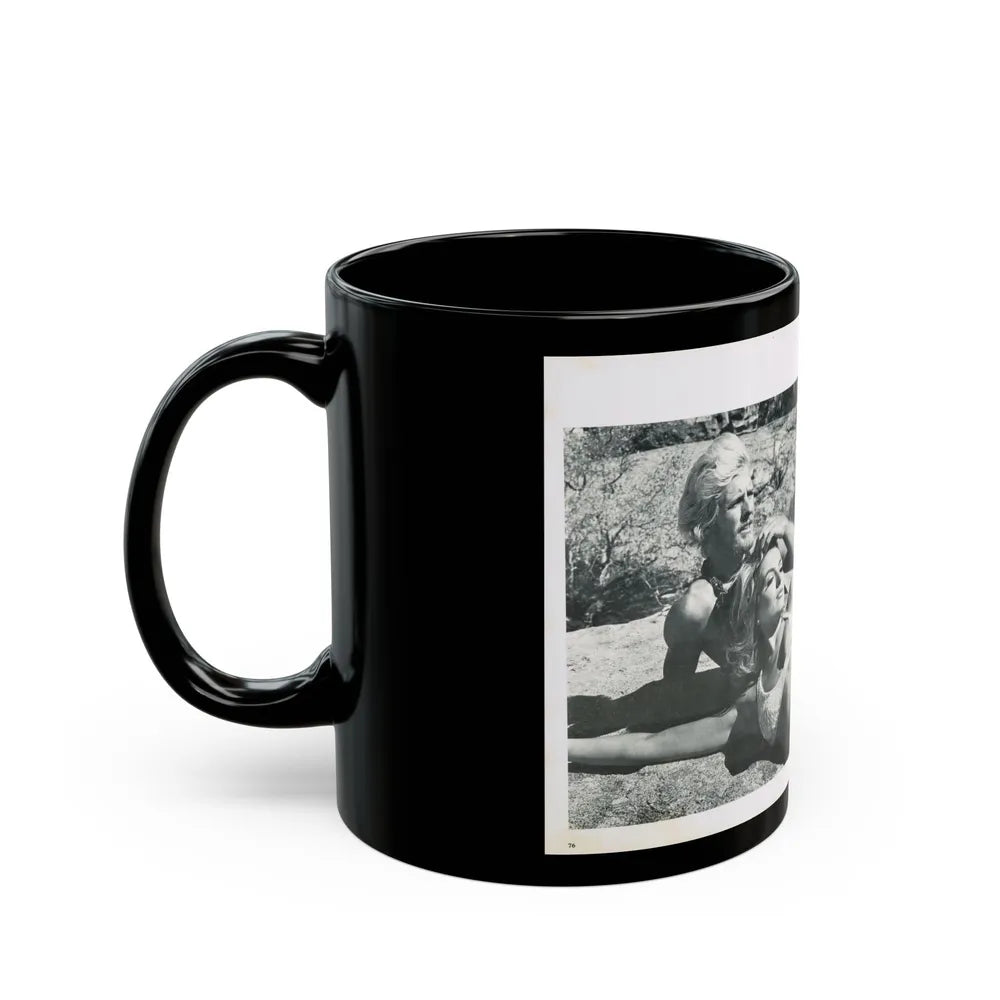 Julie Ege #216 (Vintage Female Icon) Black Coffee Mug-Go Mug Yourself