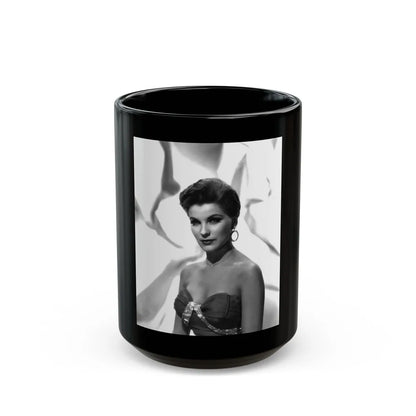 Debra Paget #425 1 (Vintage Female Icon) Black Coffee Mug-15oz-Go Mug Yourself