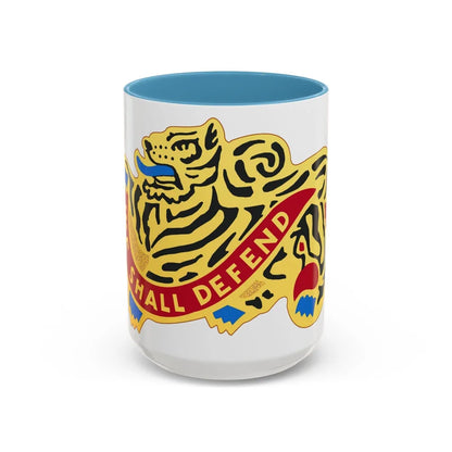 47th Artillery Brigade (U.S. Army) Accent Coffee Mug-15oz-Light Blue-Go Mug Yourself