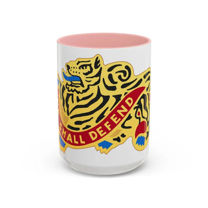 47th Artillery Brigade (U.S. Army) Accent Coffee Mug-15oz-Pink-Go Mug Yourself