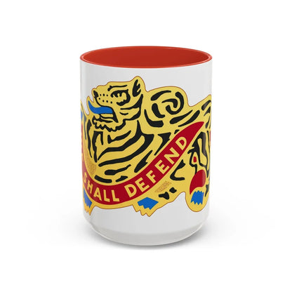 47th Artillery Brigade (U.S. Army) Accent Coffee Mug-11oz-Light Blue-Go Mug Yourself