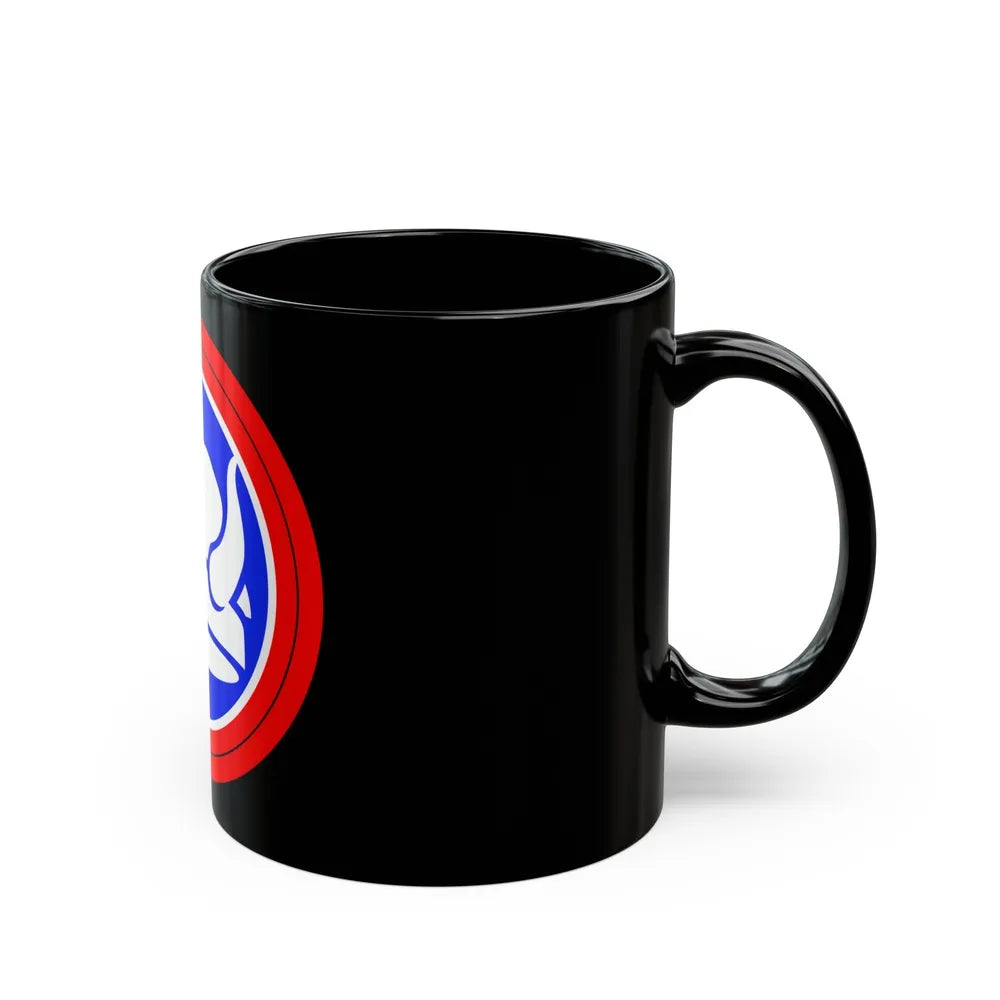 47th Division Shoulder Patch (U.S. Army) Black Coffee Mug-Go Mug Yourself