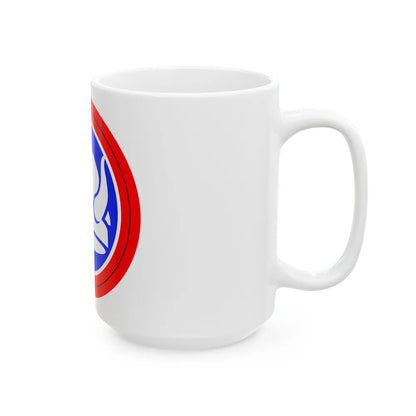 47th Division Shoulder Patch (U.S. Army) White Coffee Mug-Go Mug Yourself