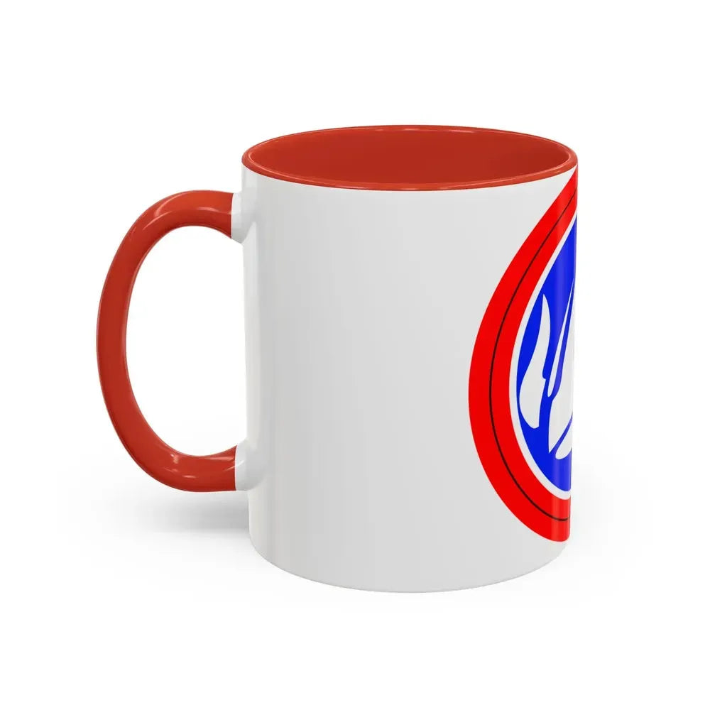 47th Division Shoulder Patch (U.S. Army) Accent Coffee Mug - Go Mug Yourself