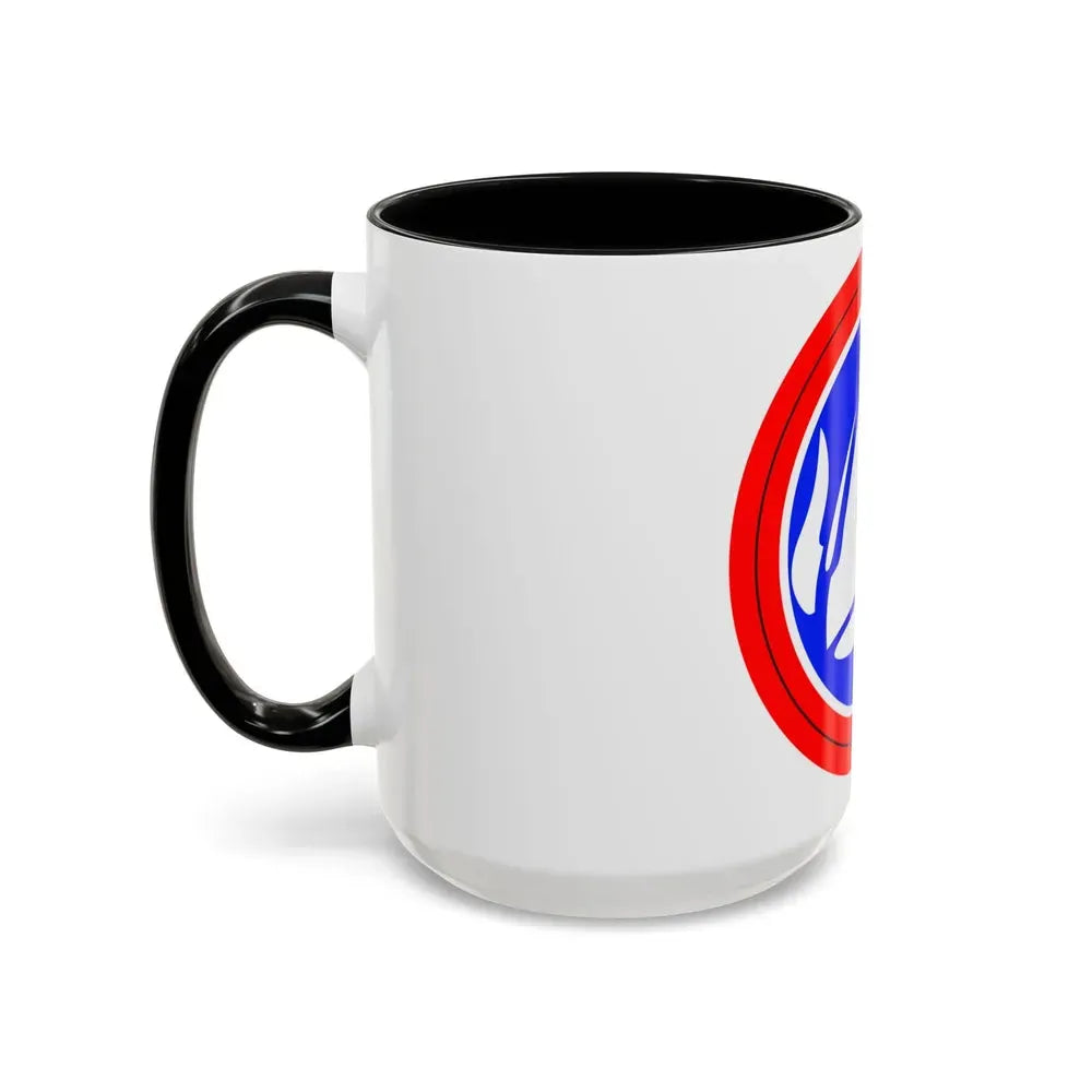 47th Division Shoulder Patch (U.S. Army) Accent Coffee Mug - Go Mug Yourself