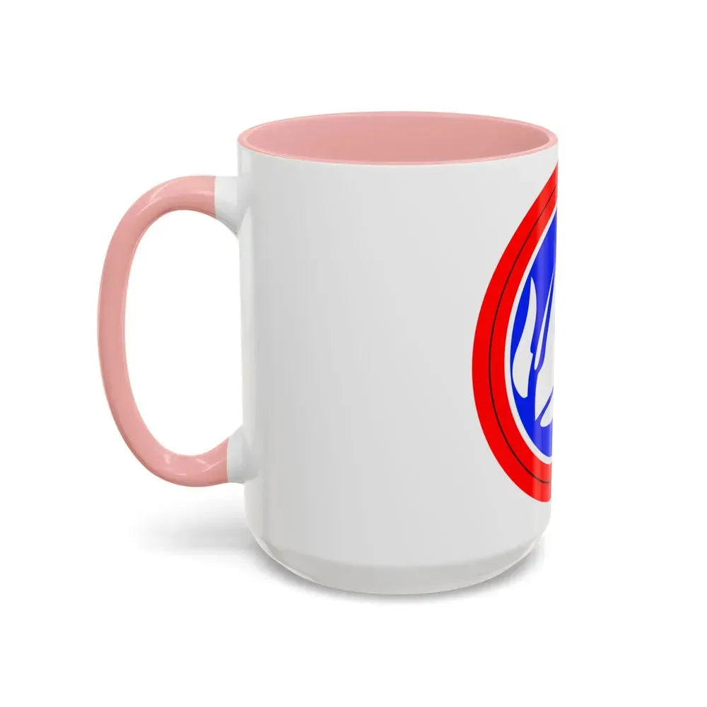 47th Division Shoulder Patch (U.S. Army) Accent Coffee Mug - Go Mug Yourself