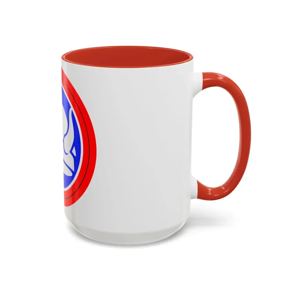 47th Division Shoulder Patch (U.S. Army) Accent Coffee Mug - Go Mug Yourself