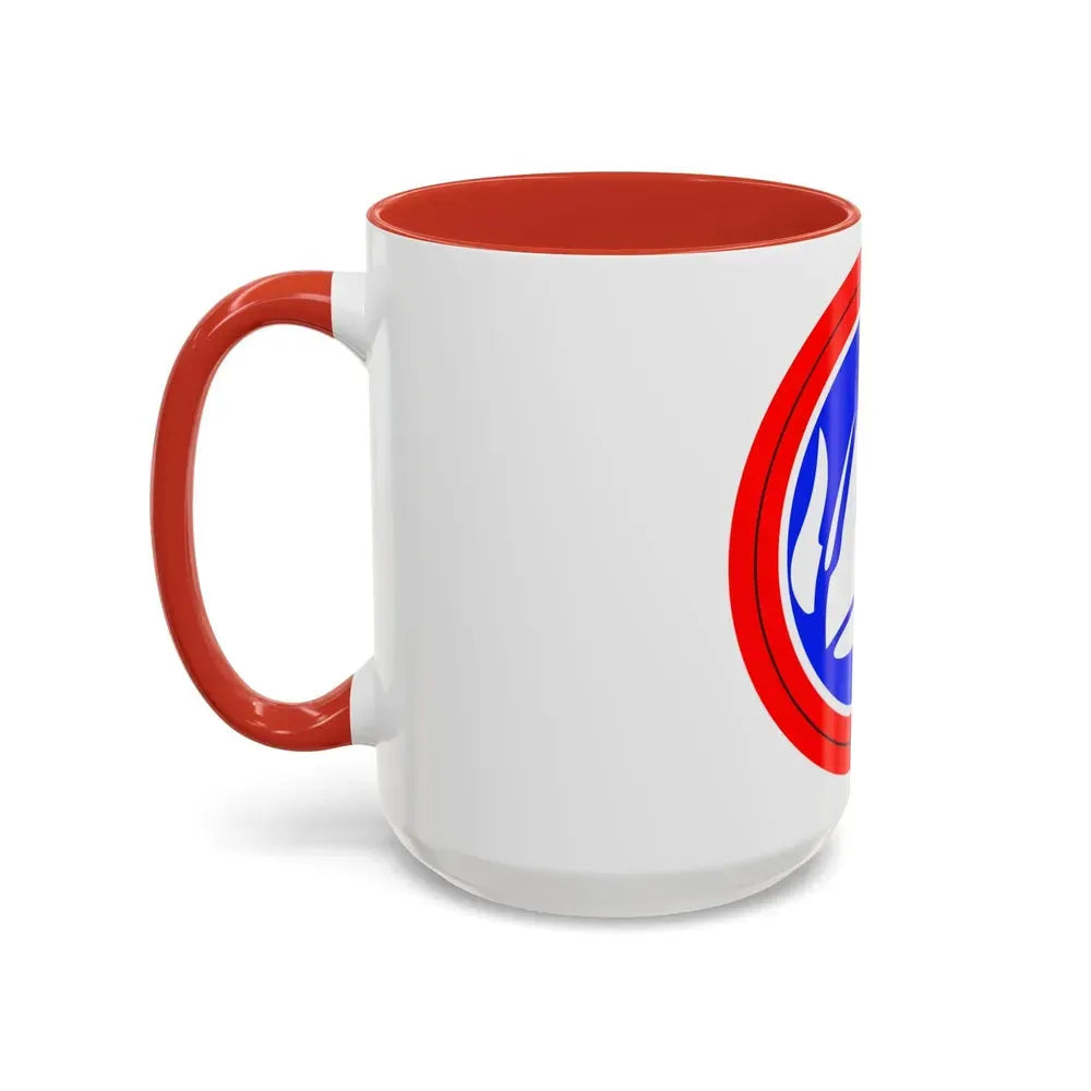 47th Division Shoulder Patch (U.S. Army) Accent Coffee Mug - Go Mug Yourself