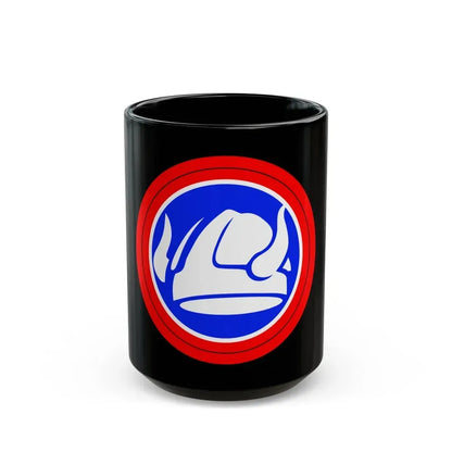 47th Division Shoulder Patch (U.S. Army) Black Coffee Mug 15oz - Go Mug Yourself