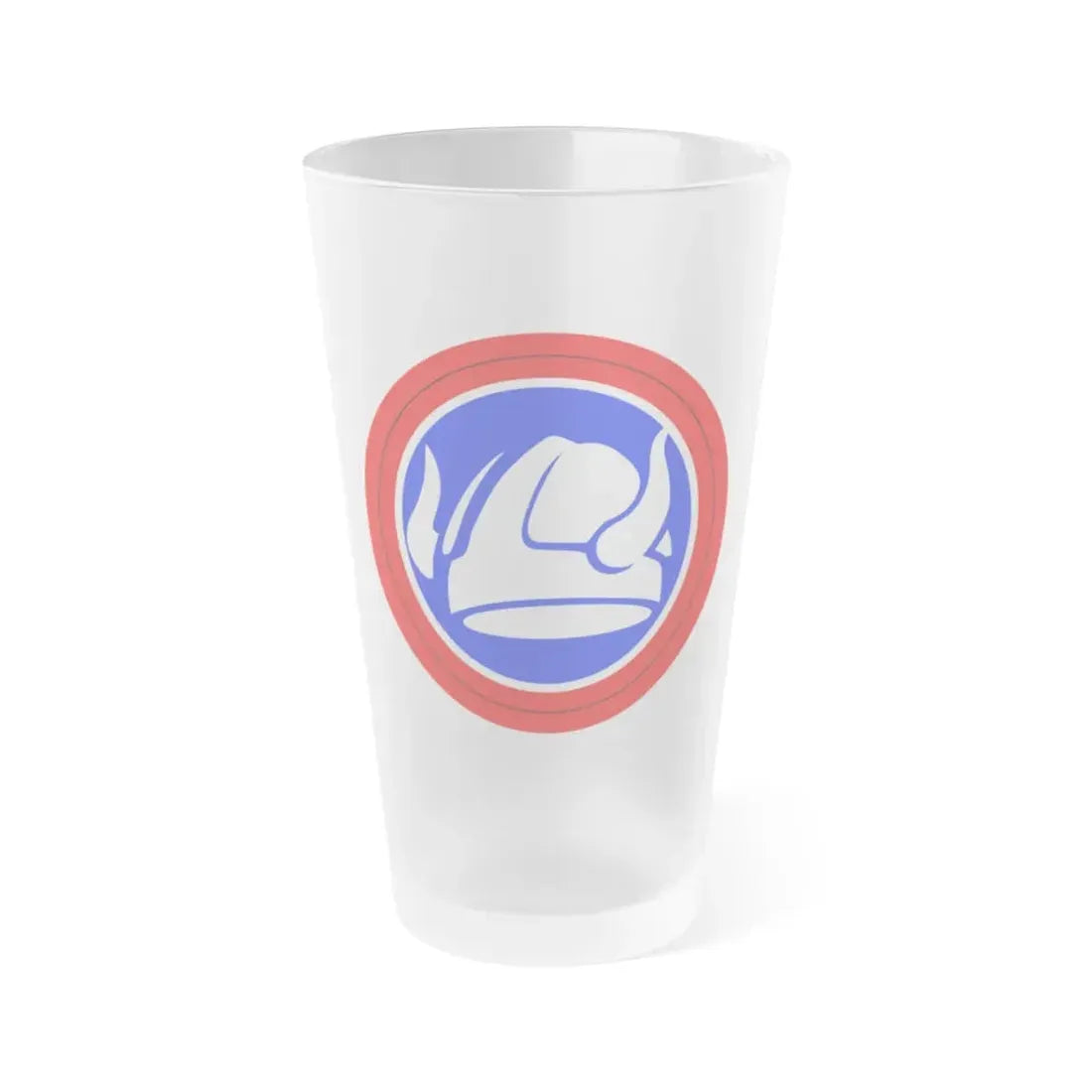 47th Division Shoulder Patch (U.S. Army) Frosted Pint Glass 16oz Default Title - Go Mug Yourself