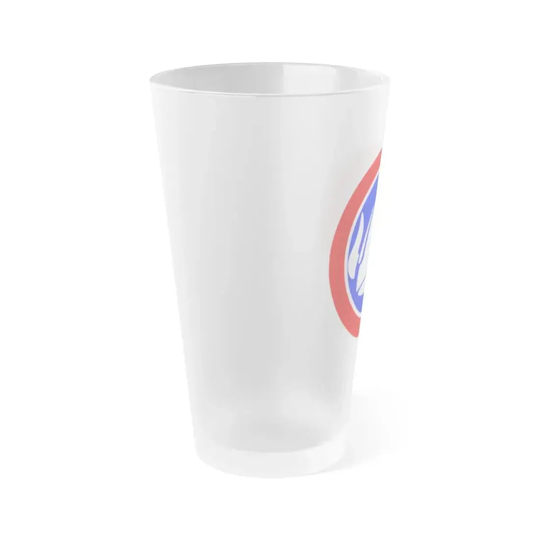 47th Division Shoulder Patch (U.S. Army) Frosted Pint Glass 16oz - Go Mug Yourself