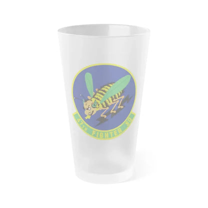 47th Fighter Squadron (U.S. Air Force) Frosted Pint Glass 16oz Default Title - Go Mug Yourself