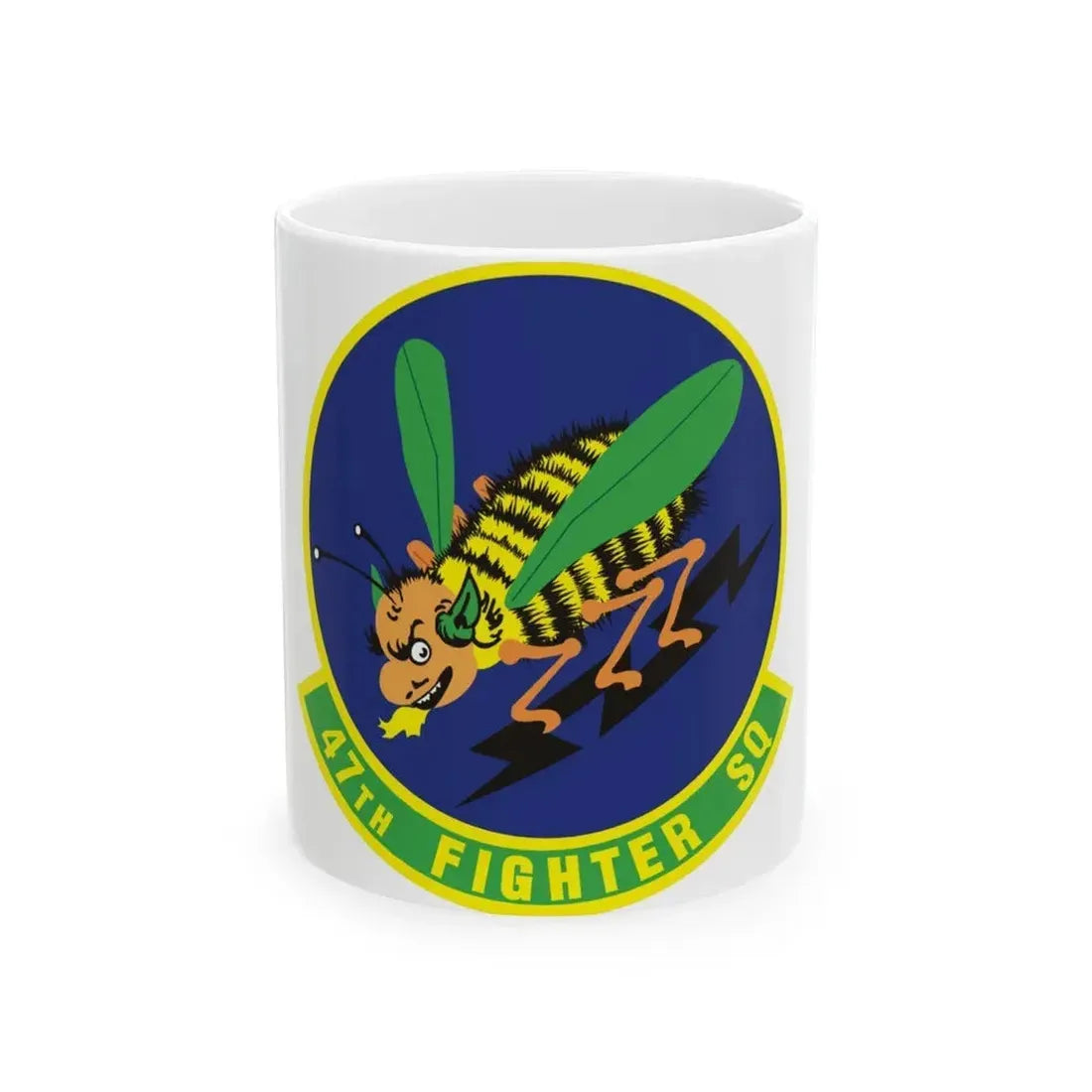 47th Fighter Squadron (U.S. Air Force) White Coffee Mug 11oz - Go Mug Yourself