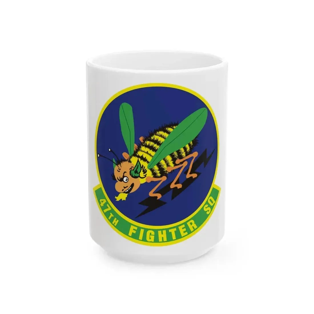 47th Fighter Squadron (U.S. Air Force) White Coffee Mug 15oz - Go Mug Yourself