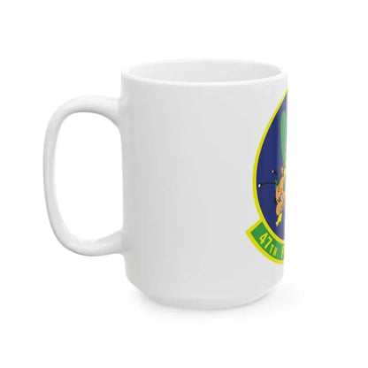 47th Fighter Squadron (U.S. Air Force) White Coffee Mug - Go Mug Yourself