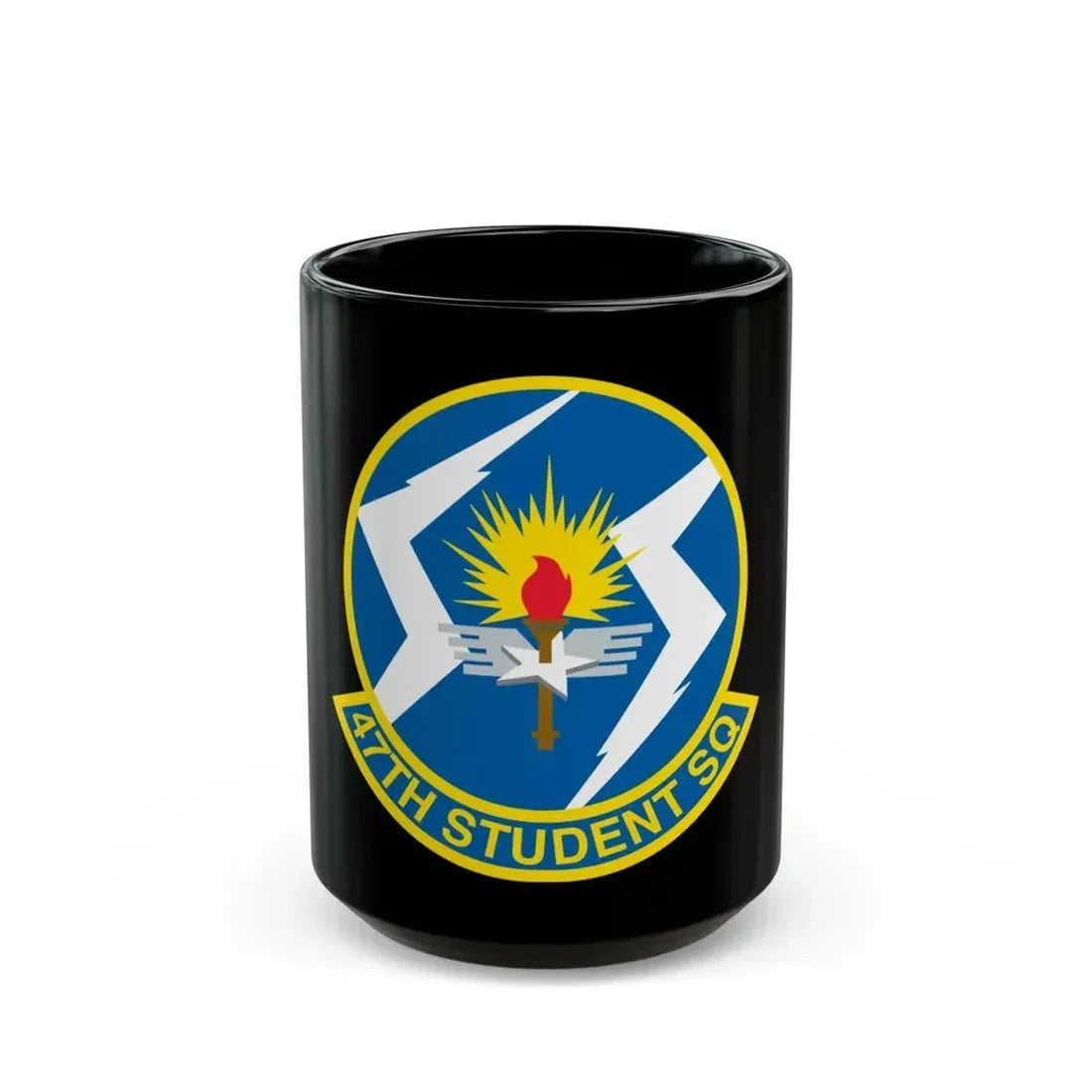 47th Student Sq (U.S. Air Force) Black Coffee Mug 15oz - Go Mug Yourself