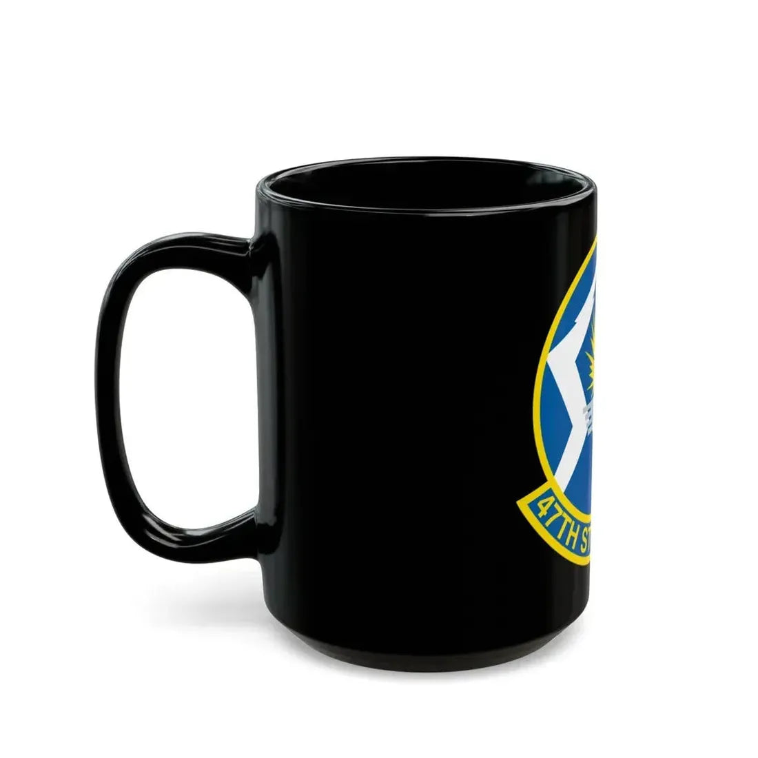 47th Student Sq (U.S. Air Force) Black Coffee Mug - Go Mug Yourself