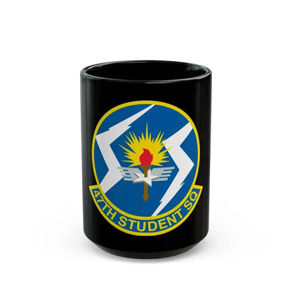 47th Student Sq (U.S. Air Force) Black Coffee Mug - Go Mug Yourself
