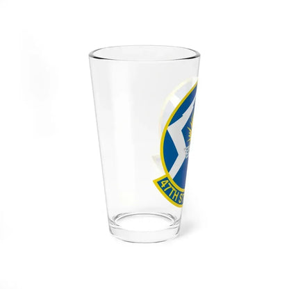 47th Student Sq (U.S. Air Force) Pint Glass 16oz - Go Mug Yourself