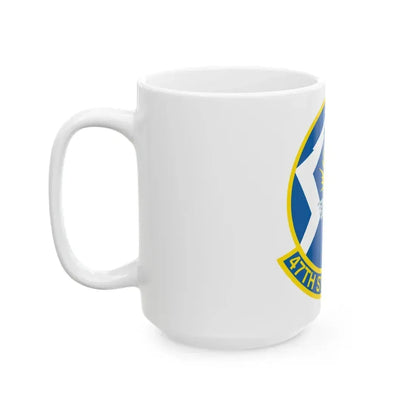 47th Student Sq (U.S. Air Force) White Coffee Mug - Go Mug Yourself