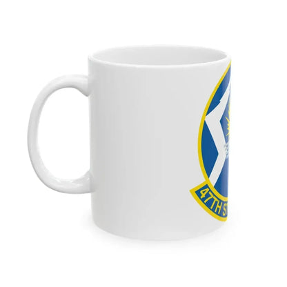 47th Student Sq (U.S. Air Force) White Coffee Mug - Go Mug Yourself