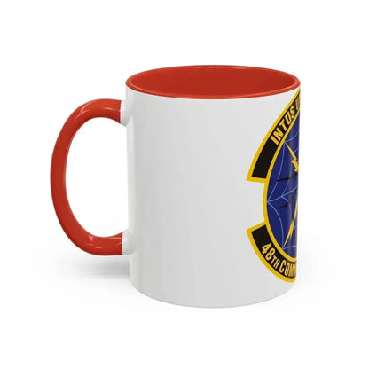 48 Communications Squadron USAFE (U.S. Air Force) Accent Coffee Mug - Go Mug Yourself