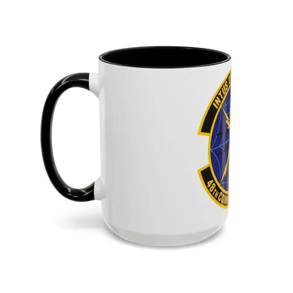 48 Communications Squadron USAFE (U.S. Air Force) Accent Coffee Mug - Go Mug Yourself