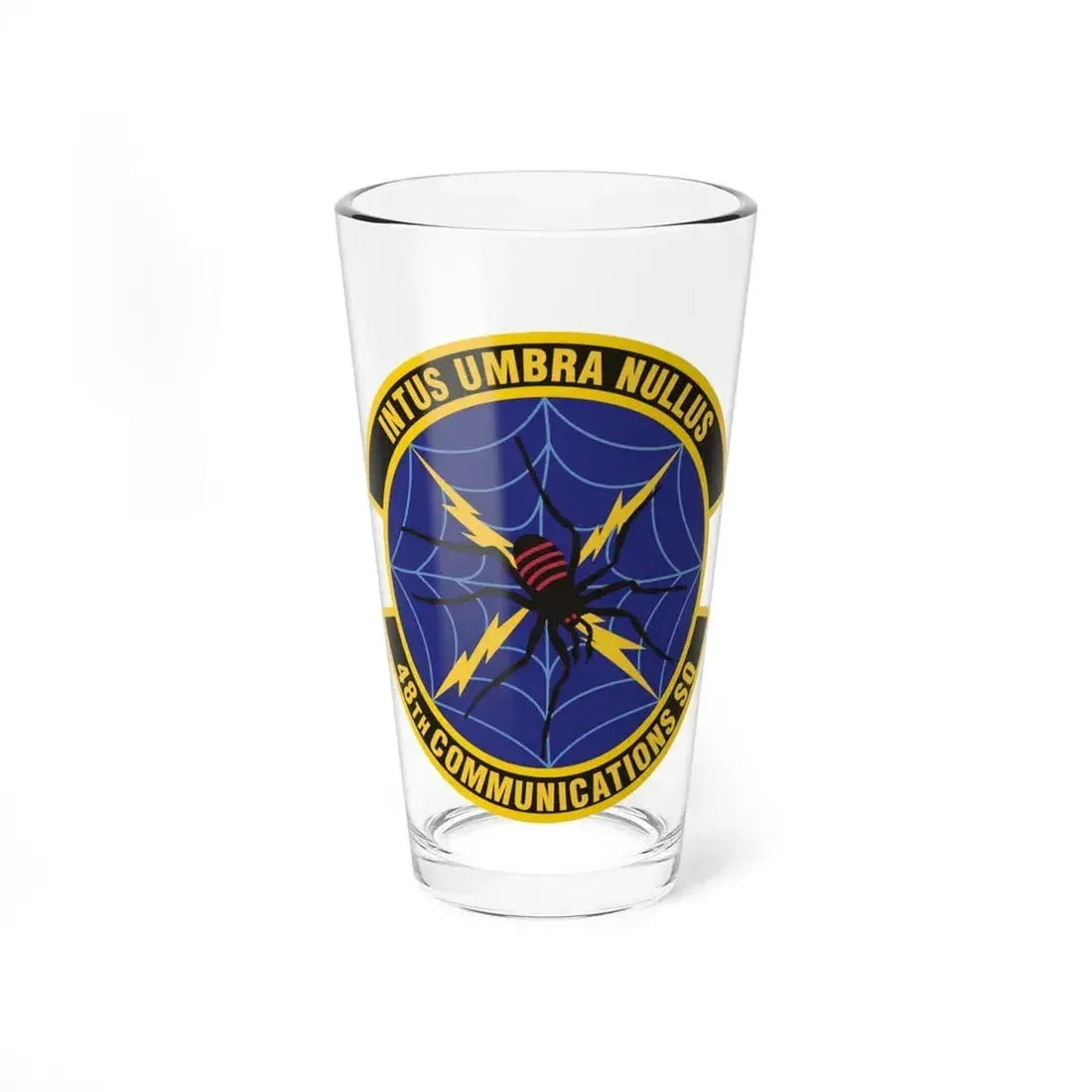 48 Communications Squadron USAFE (U.S. Air Force) Pint Glass 16oz 16oz - Go Mug Yourself