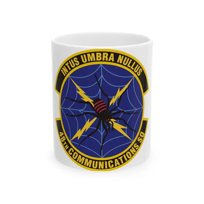48 Communications Squadron USAFE (U.S. Air Force) White Coffee Mug 11oz - Go Mug Yourself
