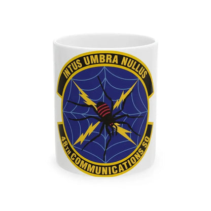 48 Communications Squadron USAFE (U.S. Air Force) White Coffee Mug 11oz - Go Mug Yourself