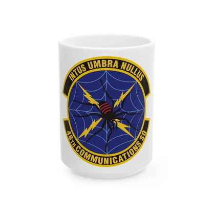 48 Communications Squadron USAFE (U.S. Air Force) White Coffee Mug 15oz - Go Mug Yourself